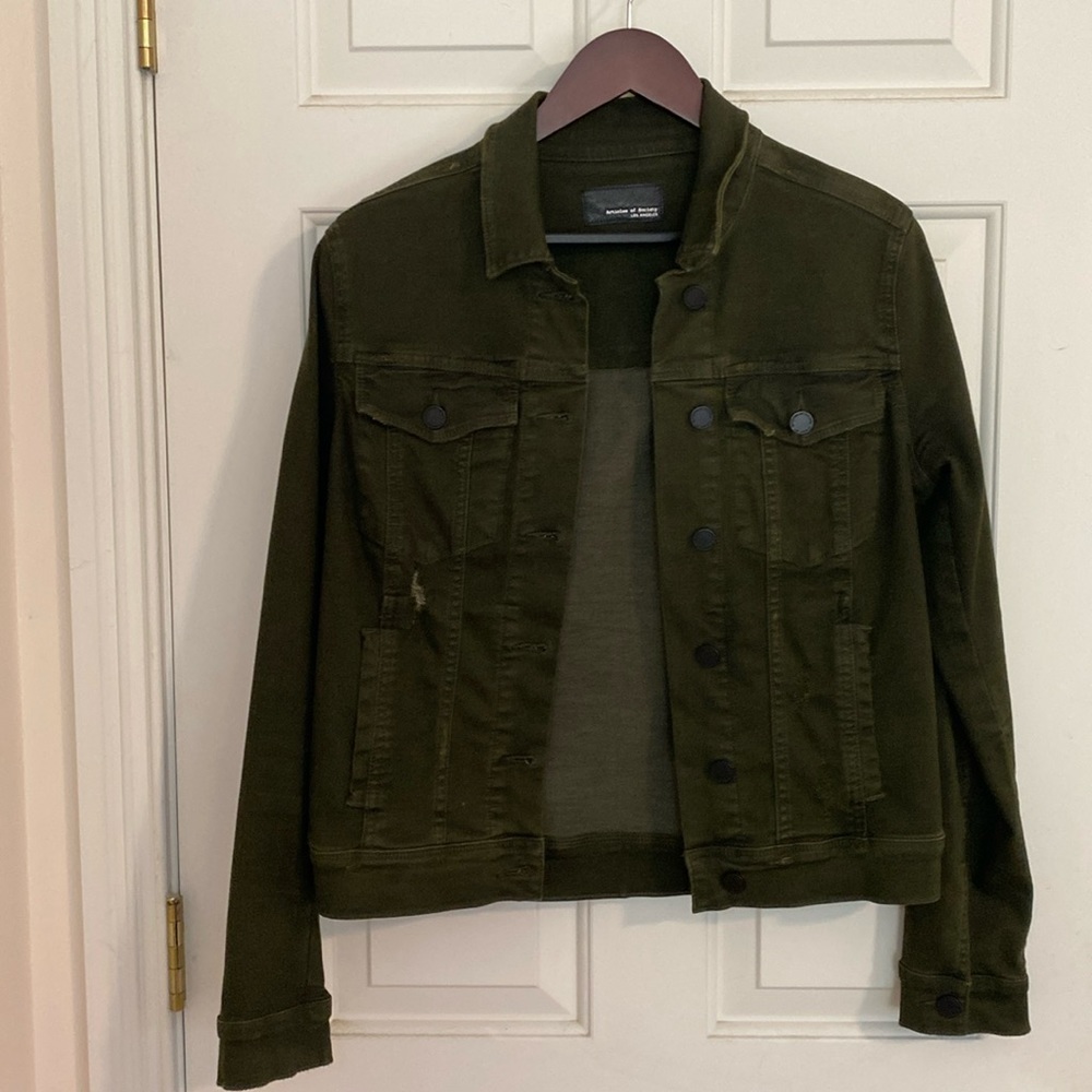EVEREVE | Articles of Society | Army green jacket | Very stretchy & TTS